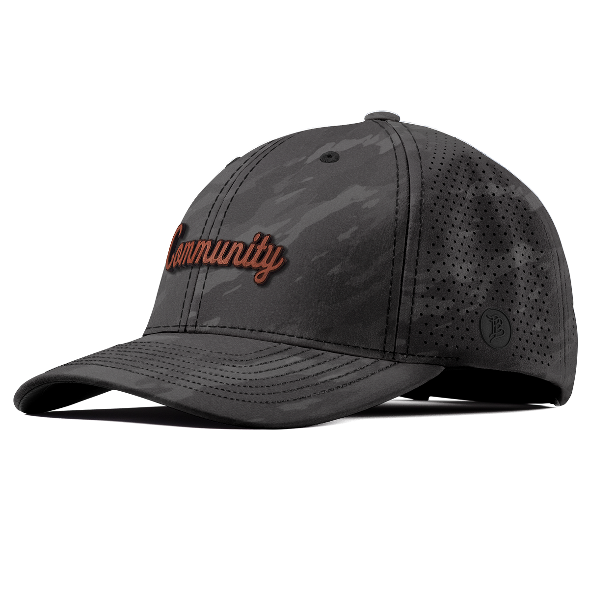 Community Script Tan Elite Curved Charcoal Camo