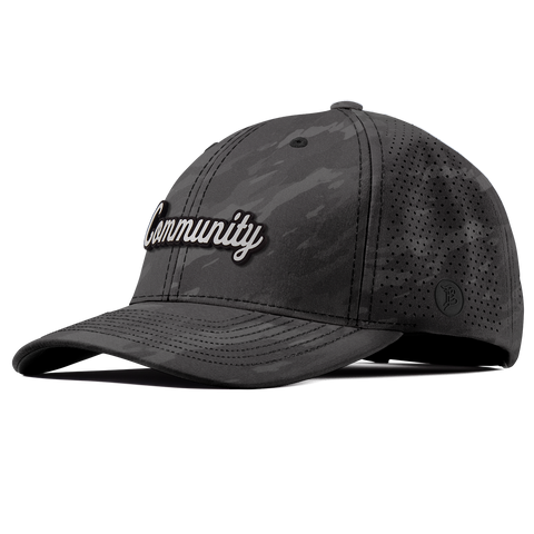Community Script White Elite Curved Charcoal Camo