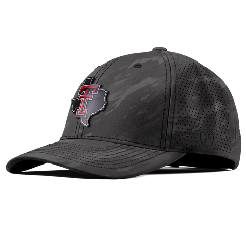Texas Tech University "Lubbock Local" Curved Elite Charcoal Camo