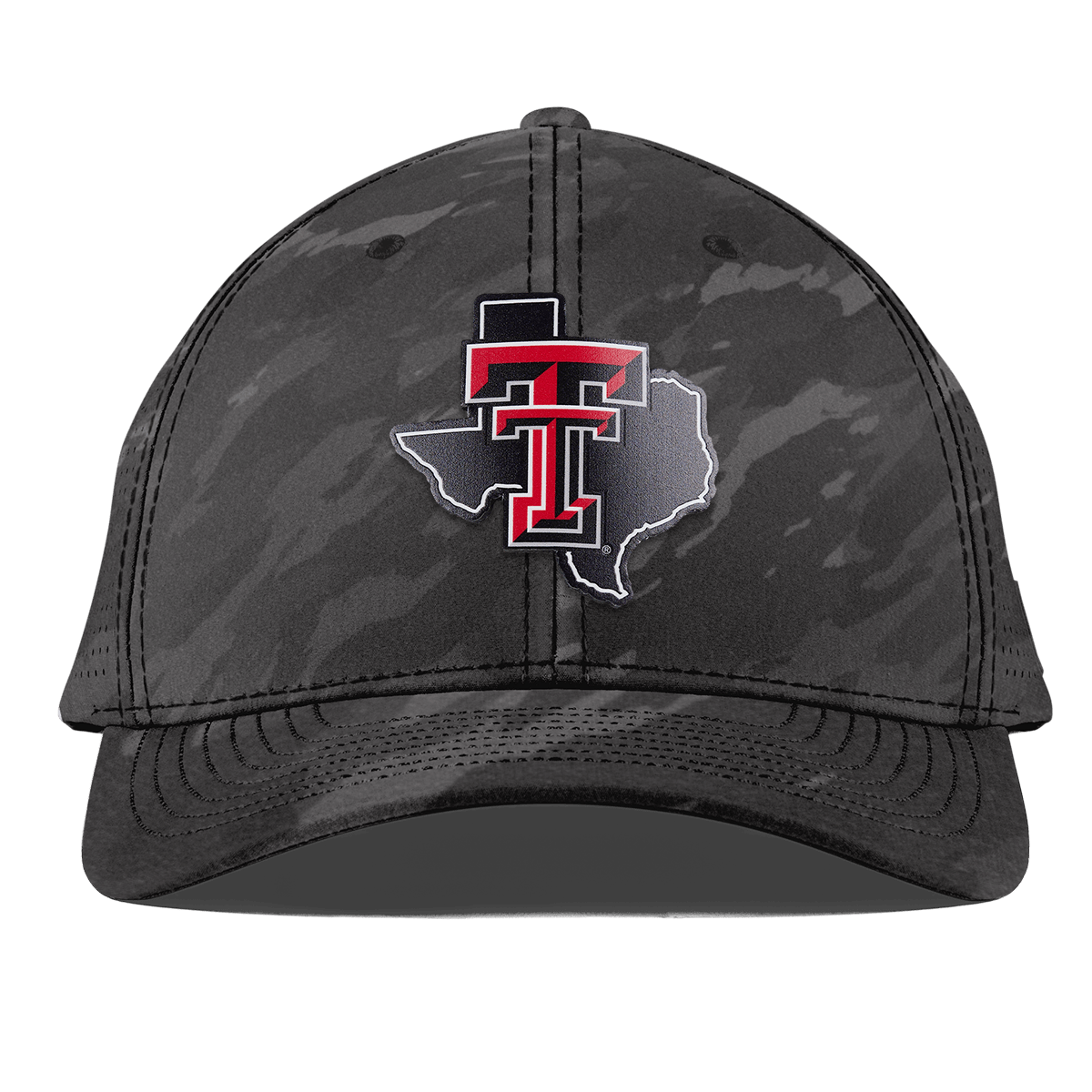 Texas Tech University "Lubbock Local" Curved Elite Charcoal Camo