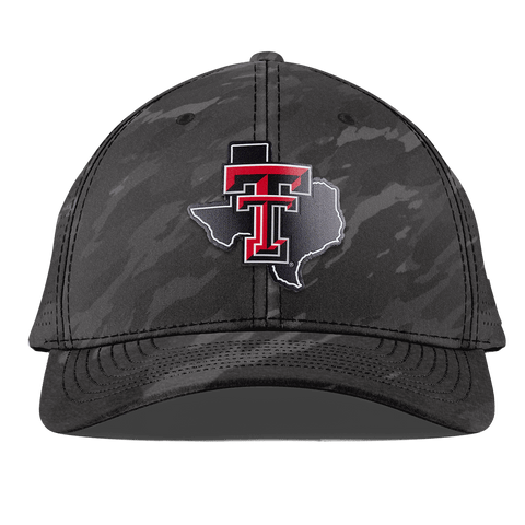 Texas Tech University "Lubbock Local" Curved Elite Charcoal Camo