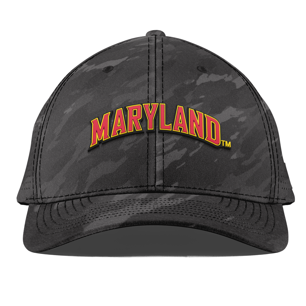 University of Maryland "Maryland Block" Curved Elite Charcoal Camo