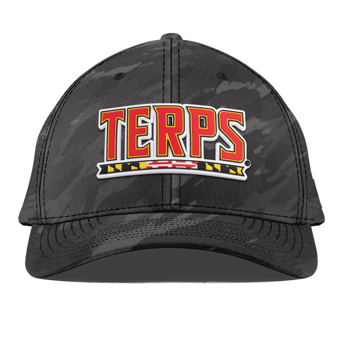 University of Maryland "Maryland Terps" Curved Elite Charcoal Camo