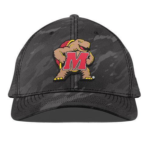 University of Maryland "Maryland Terrapin Team Logo" Curved Elite Charcoal Camo
