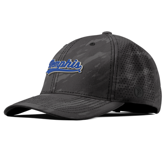University of Memphis "Memphis Script" Curved Elite Charcoal Camo