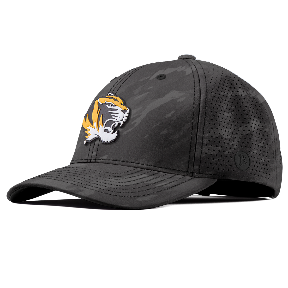 University of Missouri "Missouri Tigers Team Logo" Curved Elite Charcoal Camo