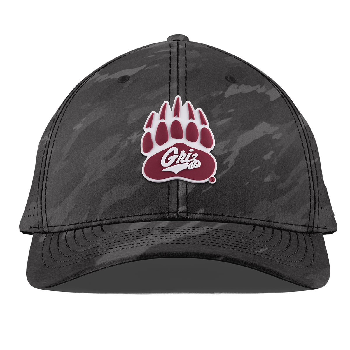 University of Montana "Montana Grizz" Curved Elite Charcoal Camo