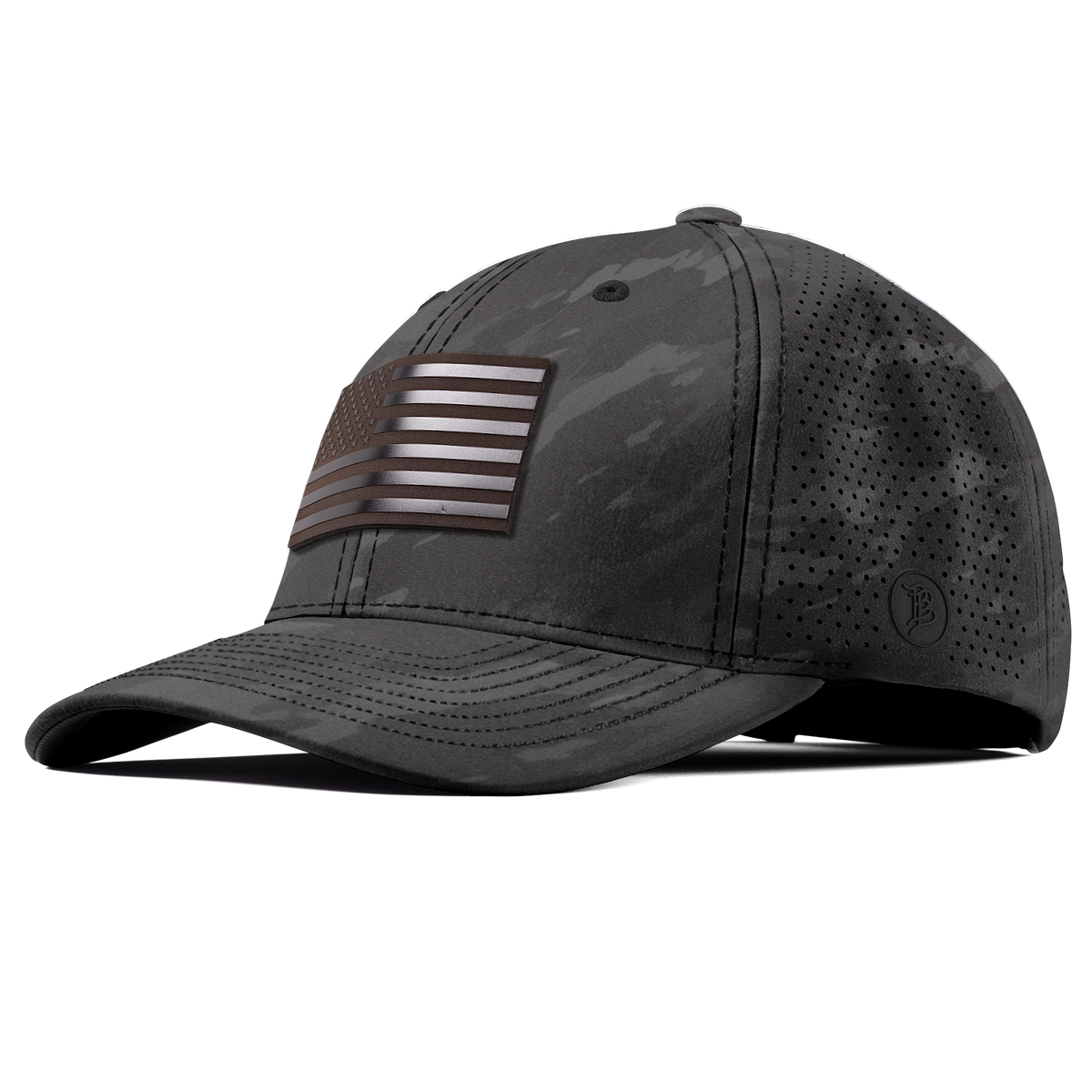 Old Glory Midnight Elite Curved Charcoal Camo