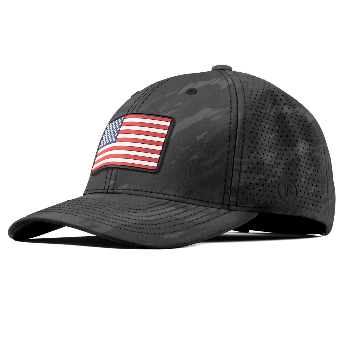 Old Glory PVC Elite Curved Charcoal Camo