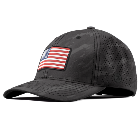 Old Glory PVC Elite Curved Charcoal Camo