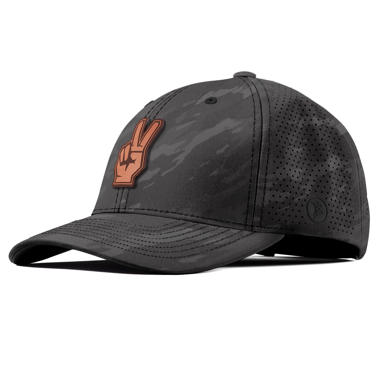 Pace Peace Sign Elite Curved Charcoal Camo