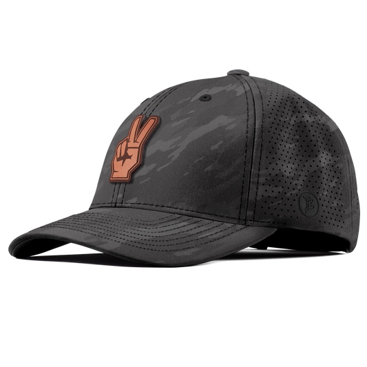 Pace Peace Sign Elite Curved Charcoal Camo