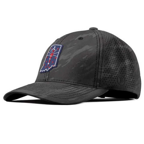 Indiana Patriot Series Elite Curved Charcoal Camo