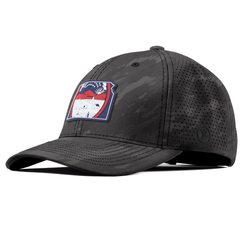 Kansas Patriot Series Elite Curved Charcoal Camo