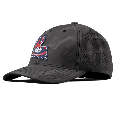 Louisiana Patriot Series Elite Curved Charcoal Camo