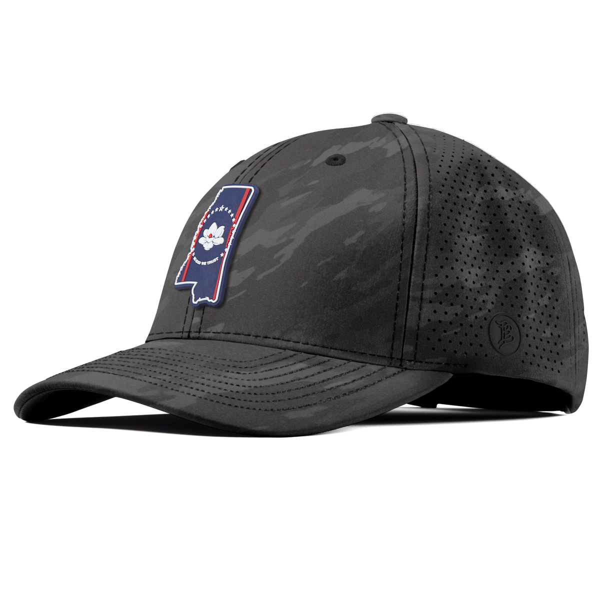 Mississippi Patriot Series Elite Curved Charcoal Camo