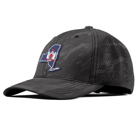 New York Patriot Series Elite Curved Charcoal Camo