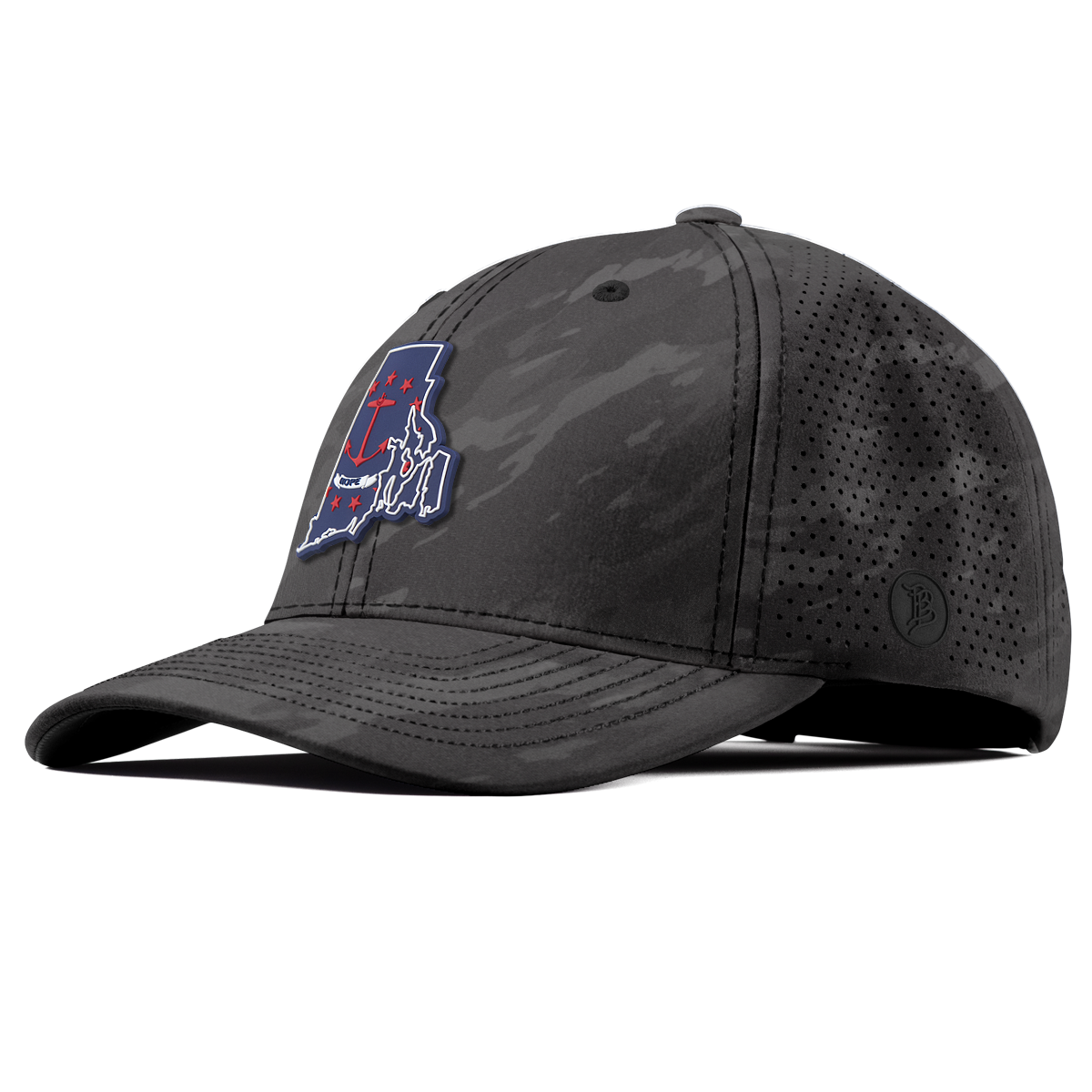 Rhode Island Patriot Series Elite Curved Charcoal Camo