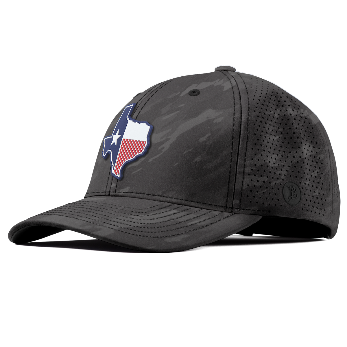 Texas Patriot Series Elite Curved Charcoal Camo