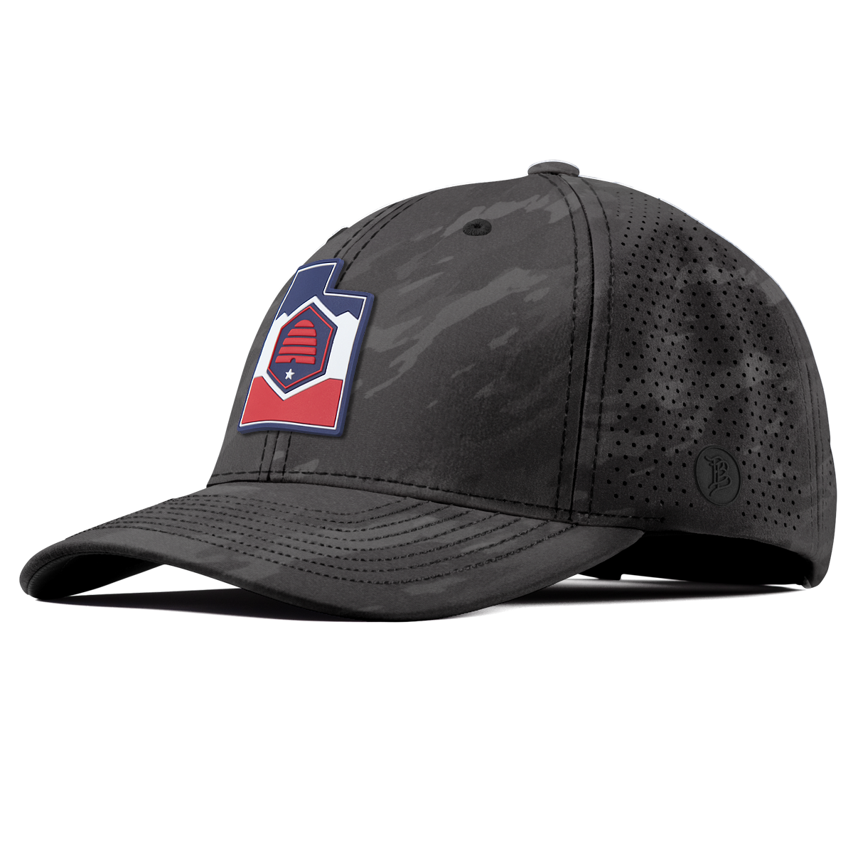 Utah Patriot Series Elite Curved Charcoal Camo