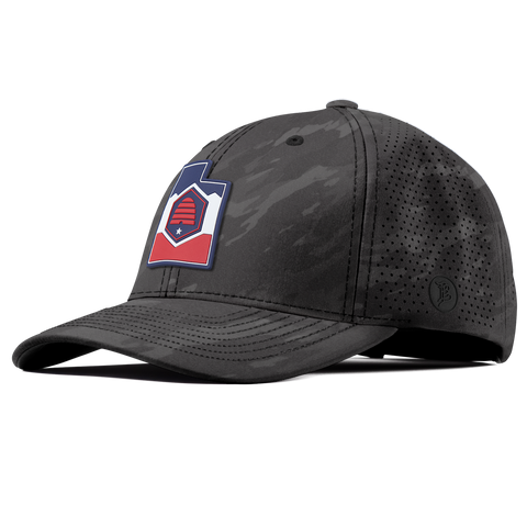 Utah Patriot Series Elite Curved Charcoal Camo