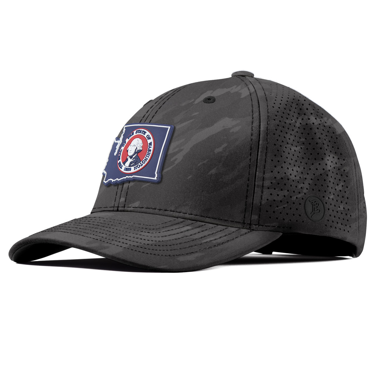 Washington Patriot Series Elite Curved Charcoal Camo