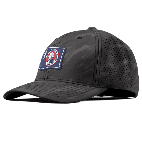 Washington Patriot Series Elite Curved Charcoal Camo