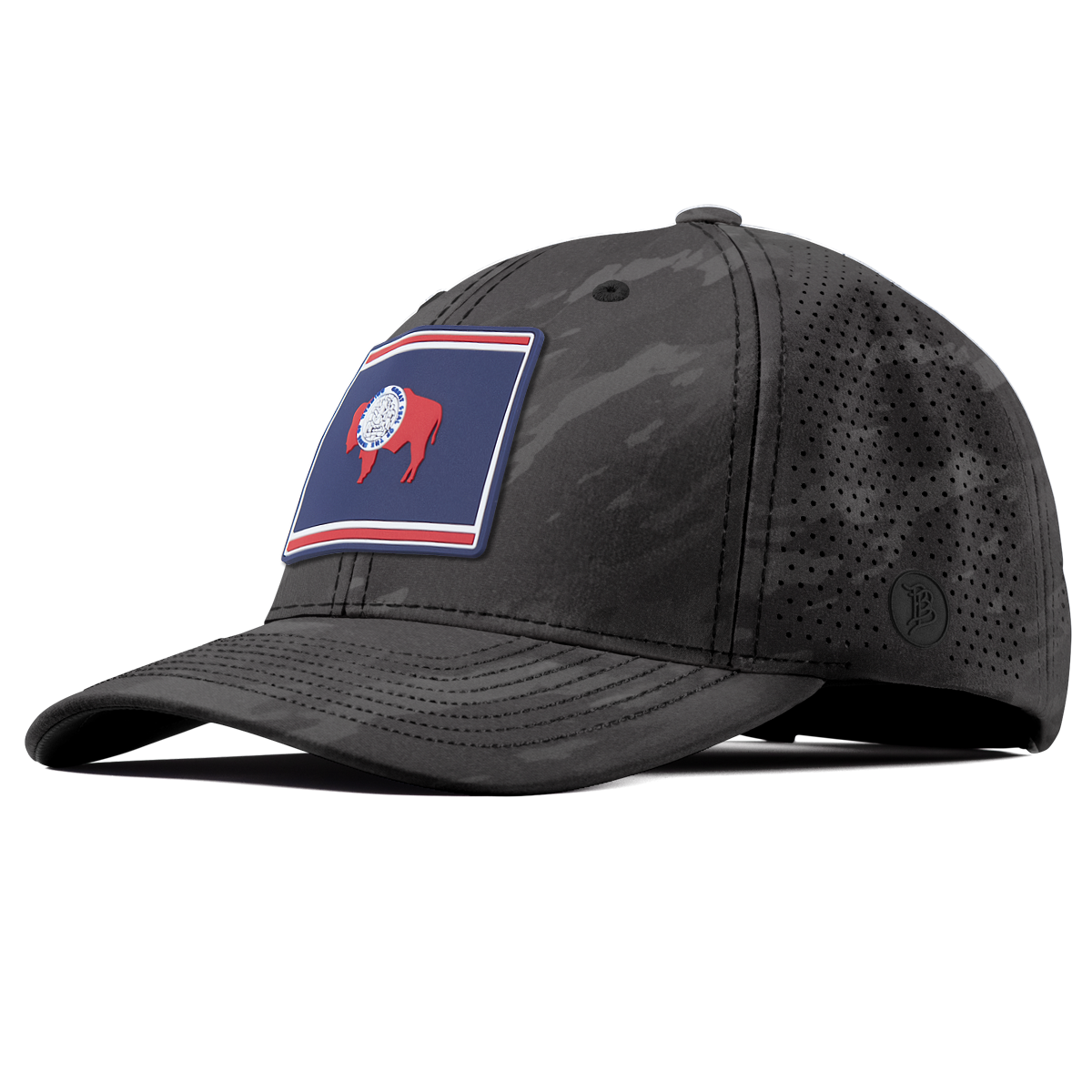 Wyoming Patriot Series Elite Curved Charcoal Camo