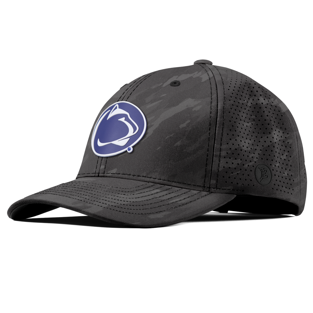 Pennsylvania State University "Penn State Team Logo" Curved Elite Charcoal Camo