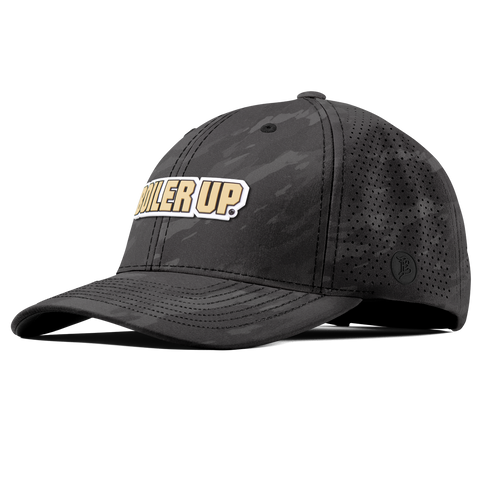 Purdue University "Purdue Boiler Up" Curved Elite Charcoal Camo
