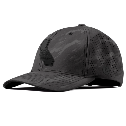 California Stealth Elite Curved Charcoal Camo