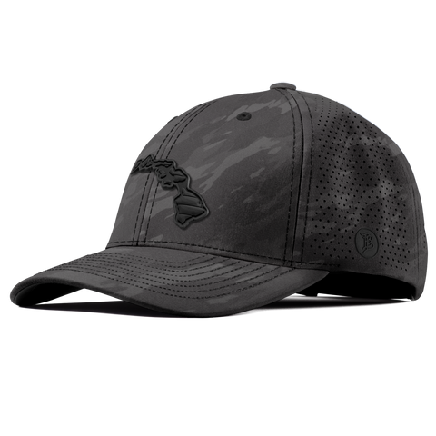 Hawaii Stealth Elite Curved Charcoal Camo