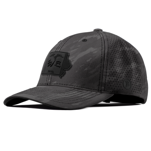 Iowa Stealth Elite Curved Charcoal Camo