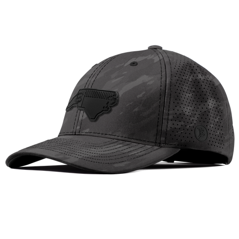 North Carolina Stealth Elite Curved Charcoal Camo