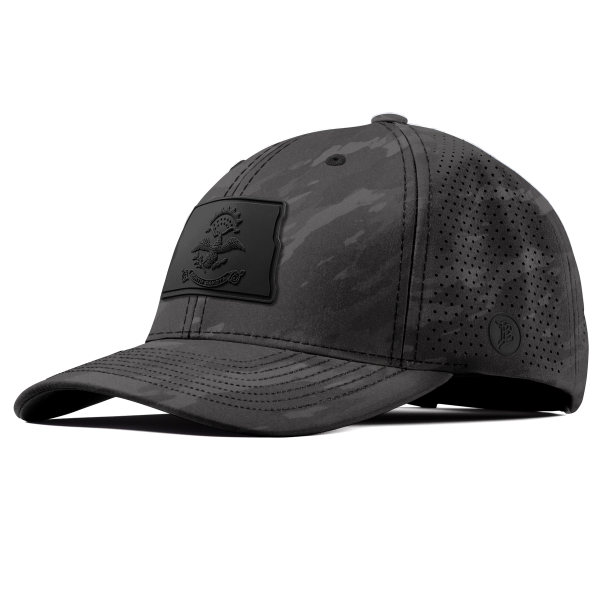 North Dakota Stealth Elite Curved Charcoal Camo