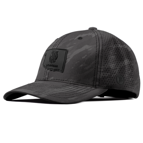 Oklahoma Stealth Elite Curved Charcoal Camo