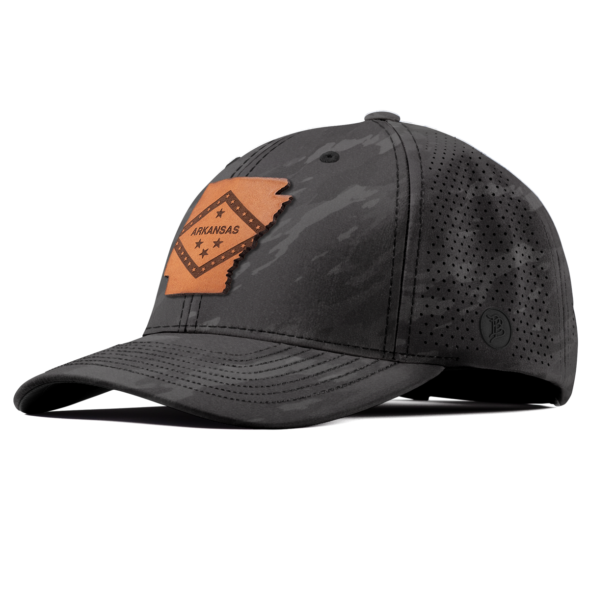 Arkansas 25 Elite Curved Charcoal Camo