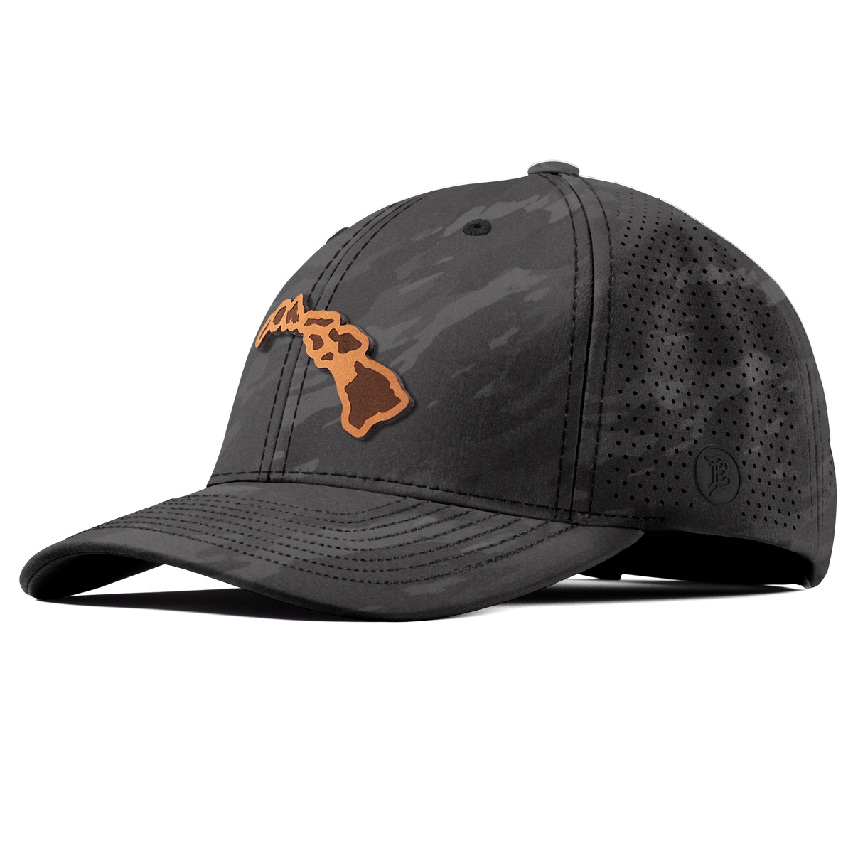 Hawaii 50 Elite Curved Charcoal Camo