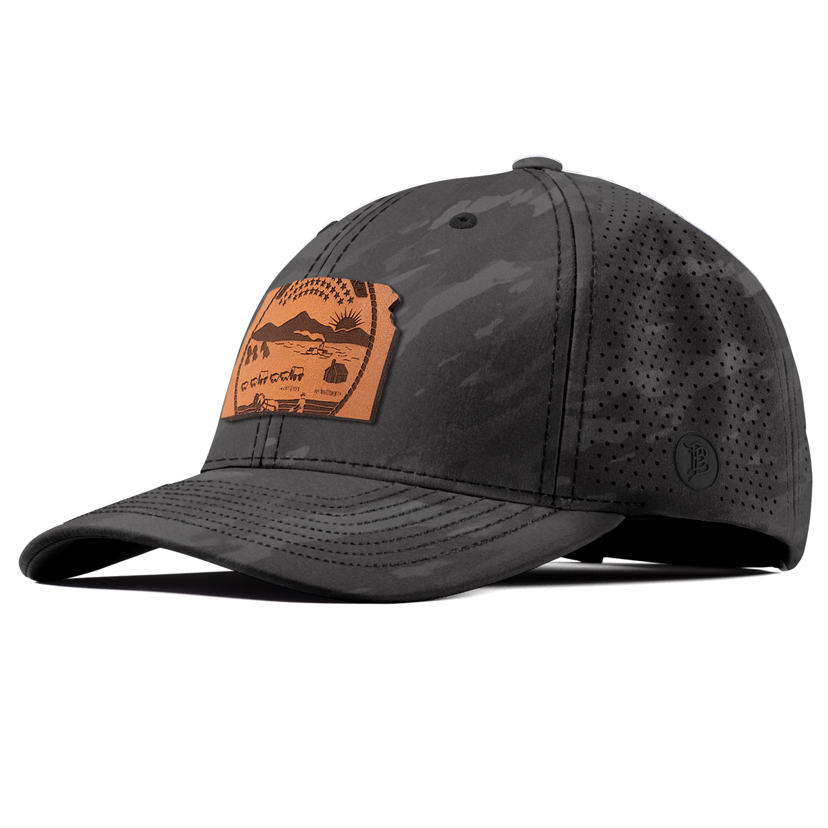 Kansas 34 Elite Curved Charcoal Camo