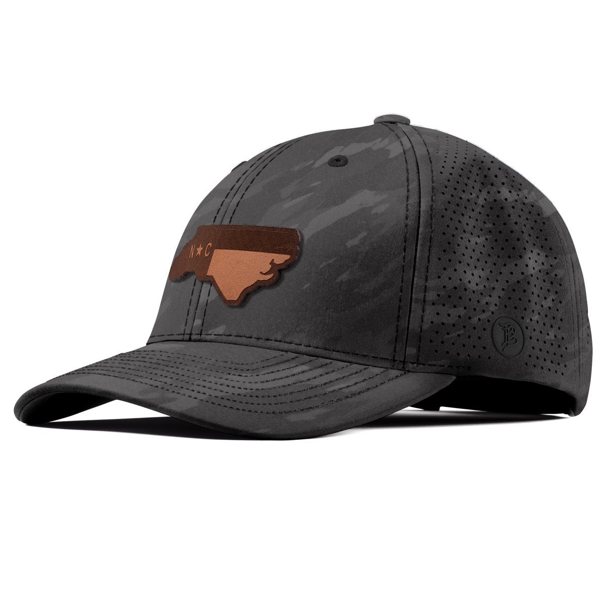 North Carolina 12 Elite Curved Charcoal Camo