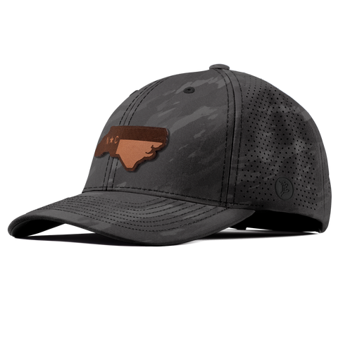 North Carolina 12 Elite Curved Charcoal Camo