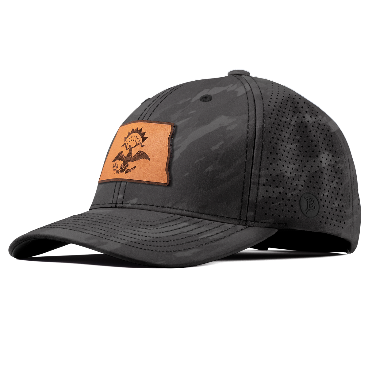 North Dakota 39 Elite Curved Charcoal Camo