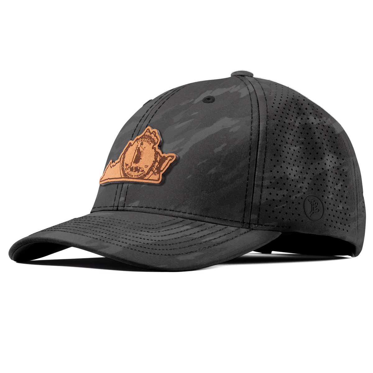 Virginia 10 Elite Curved Charcoal Camo