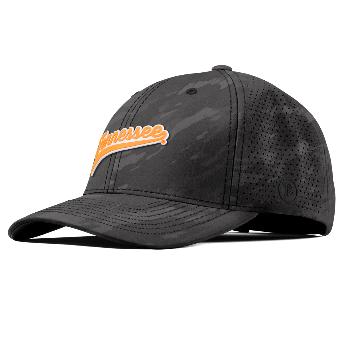 University of Tennessee "Tennessee Script" Curved Elite Charcoal Camo