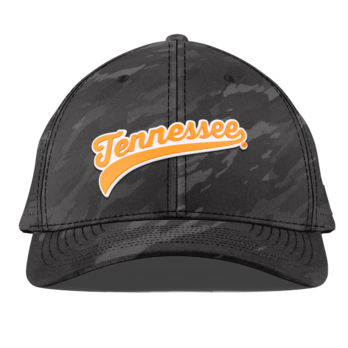 University of Tennessee "Tennessee Script" Curved Elite Charcoal Camo