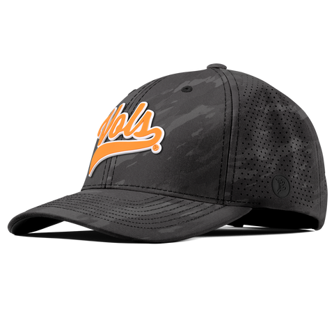 University of Tennessee "Tennessee Vols Script" Curved Elite Charcoal Camo