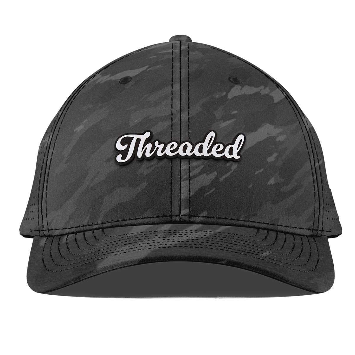 Threaded Script Curved Elite Charcoal Camo