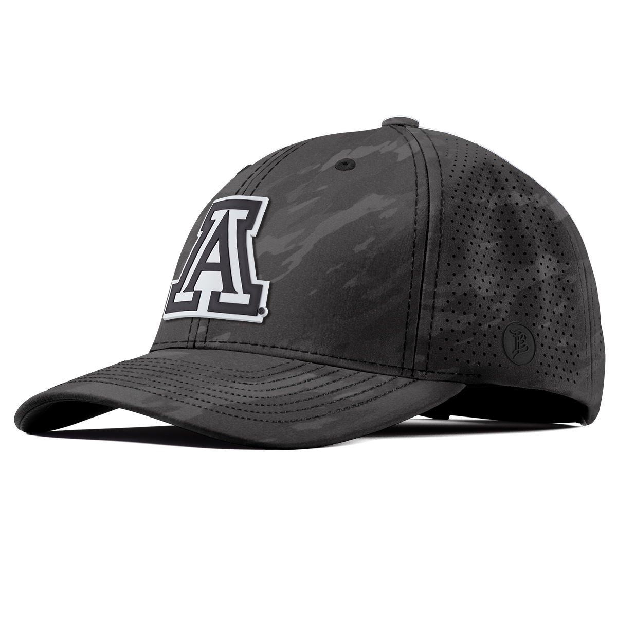 University of Arizona "Vintage Arizona Block" Elite Curved Charcoal Camo