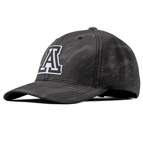 University of Arizona "Vintage Arizona Block" Elite Curved Charcoal Camo