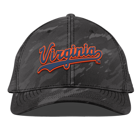 University of Virginia "Virginia Script" Curved Elite Charcoal Camo